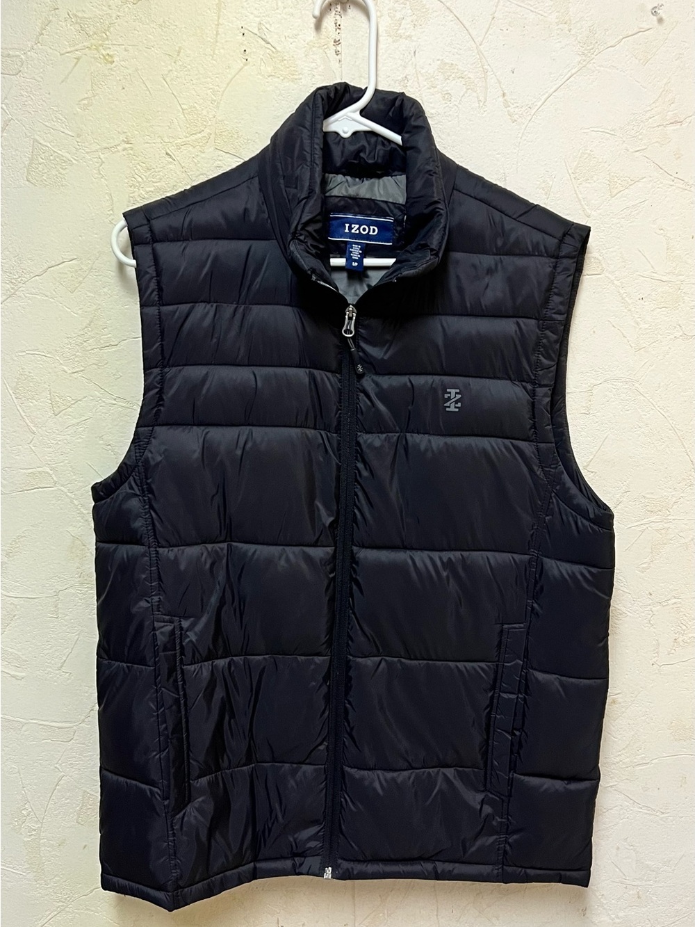 IZOD Men’s Black Quilted Puffer Vest Sz S